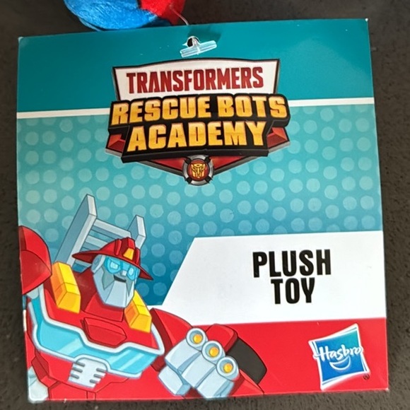 Transformers Rescue Bots Academy OPTIMUS PRIME Plush / Hasbro / 7” / BRAND NEW - Picture 12 of 15